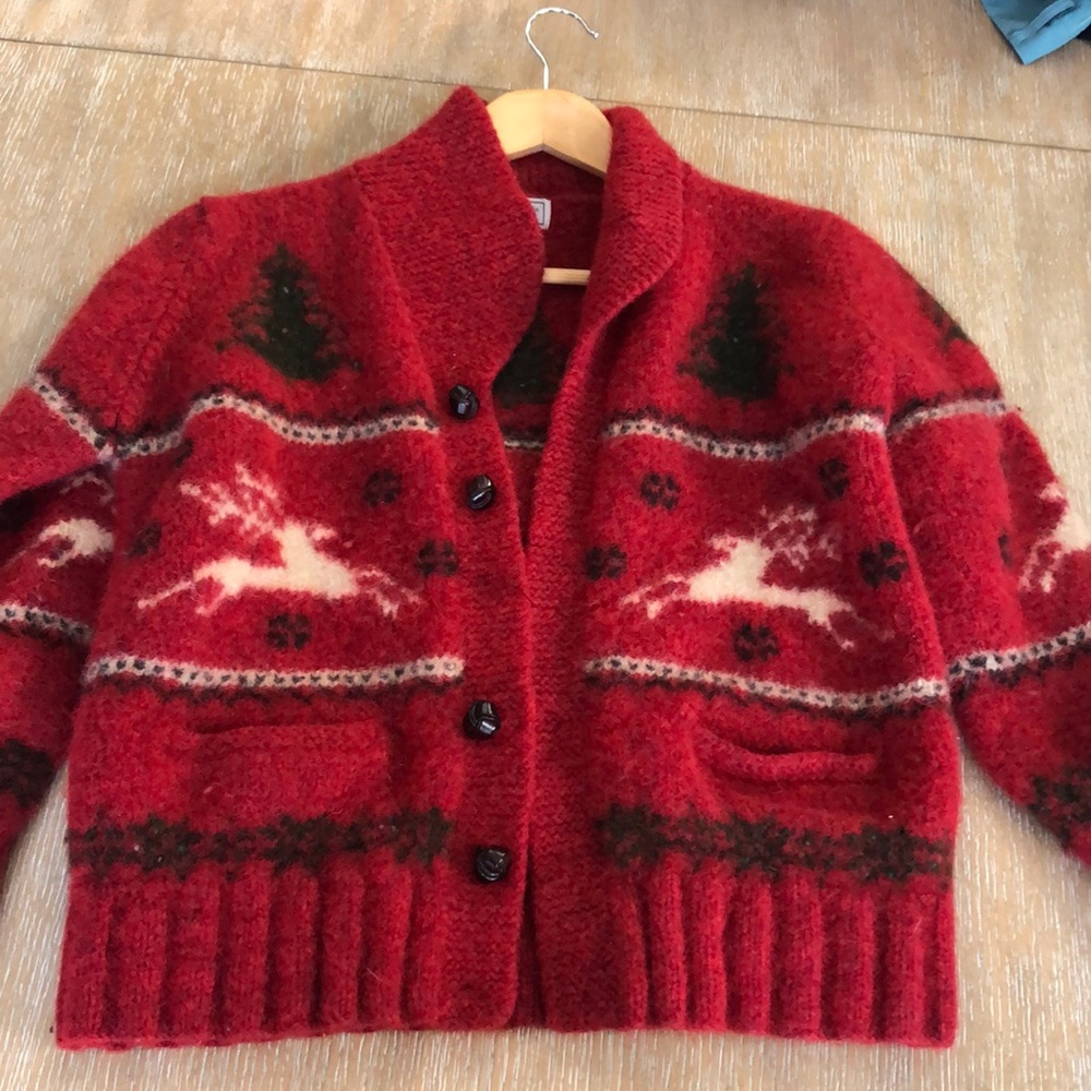 Vintage LLBean Wool Christmas Sweater